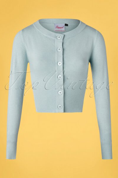 50s Dolly Cardigan in Light Blue