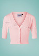 50s July Cardigan in Baby Pink