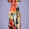 70s Hannah Huge Flower Dress in Multi