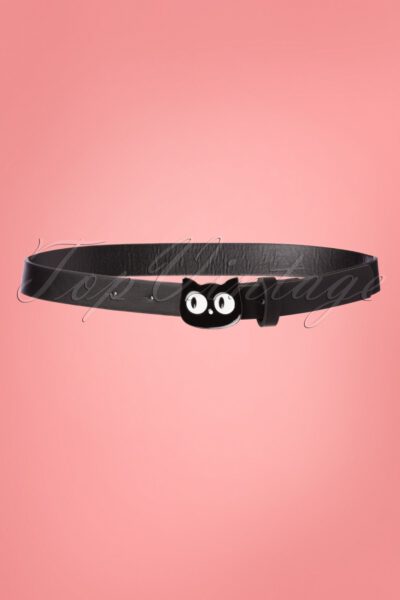 50s Addis The Cat Belt in Black