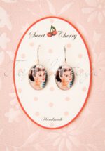50s Audrey Portrait Drop Earrings