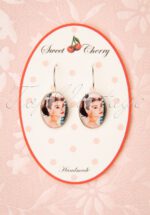 50s Audrey Portrait Drop Earrings