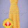 70s Lea Long Singlet Maxi Dress in Yellow