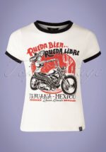 50s Rueda Bien T-Shirt in Off White