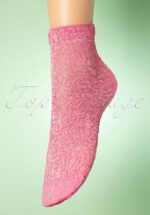 50s Hayley Socks in Rose Pink