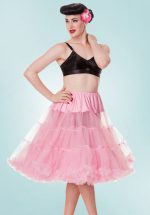 50s Retro Chiffon Petticoat in Bubblegum Pink