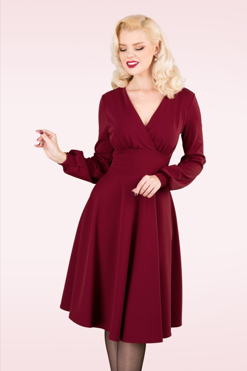 264334-Vintage-Chic-31812-Swingdress-Wine-Red-10022019-040MW-full