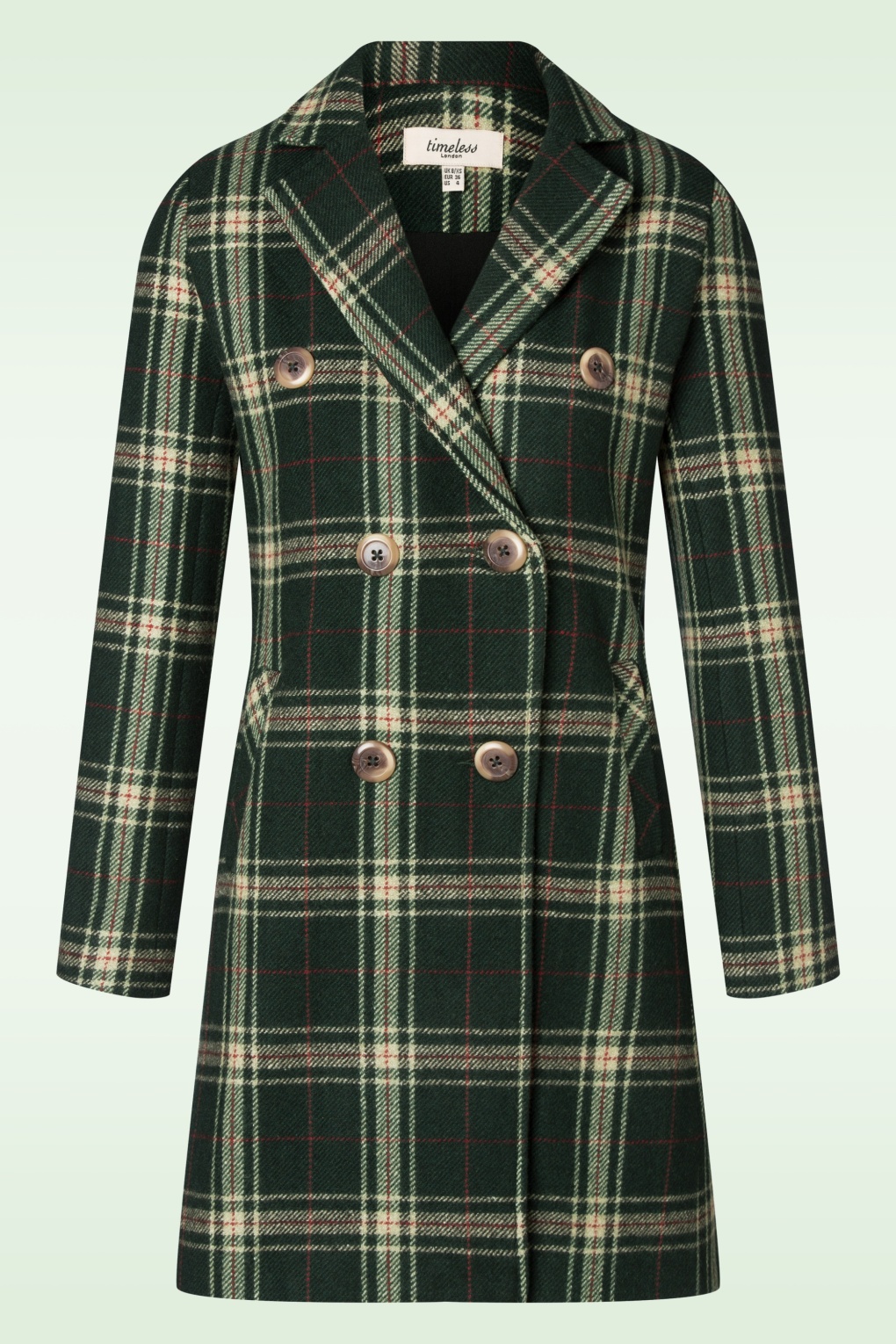 264068-Timeless-45058-Coat-Checked-Green-220926-601W-full