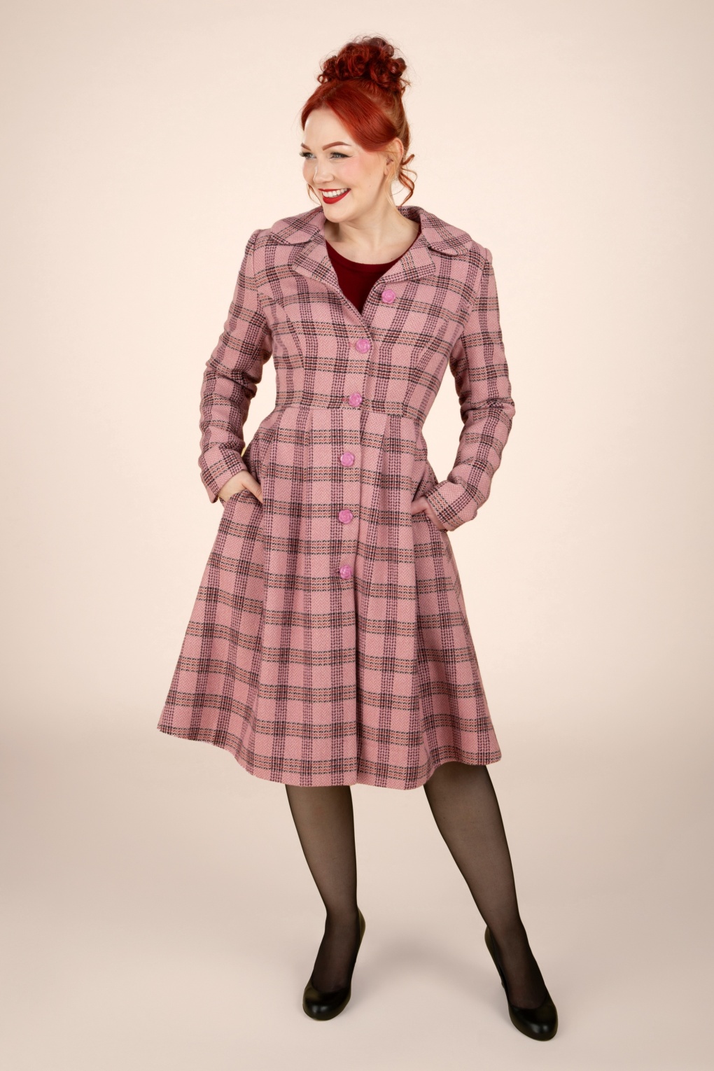 264877-Vixen-51075-Coat-Long-Checkerd-Pink-20240625-040M-full