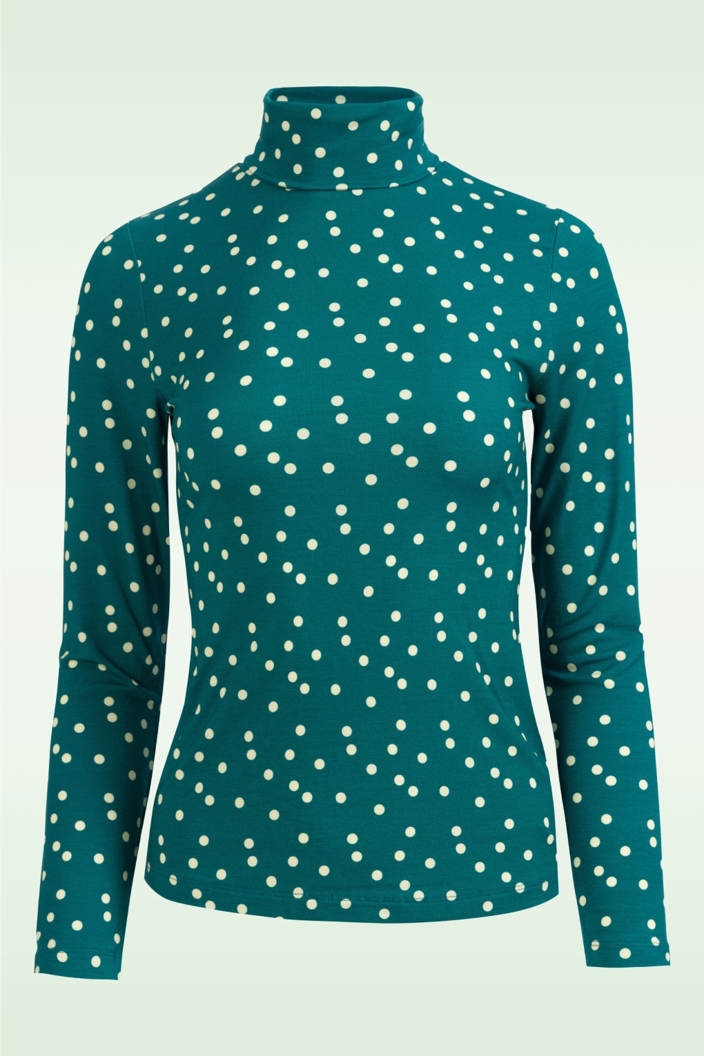 280574-Lalamour-53824-Top-Roll-Neck-Dots-Green-241218-004W-full