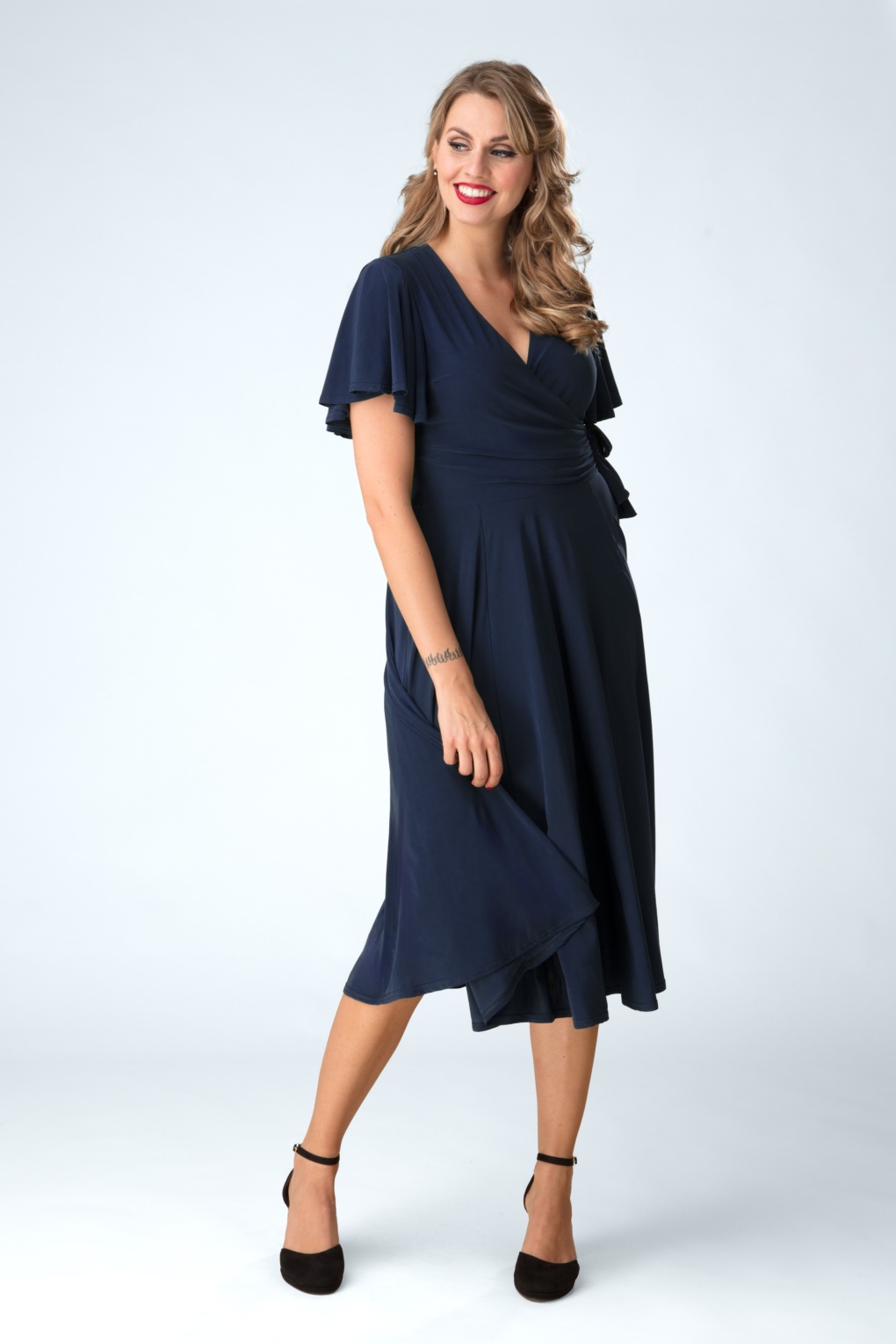 277854-Vintage-Chic-54280-Dress-Semi-Swing-Navy-250612-001MW-full