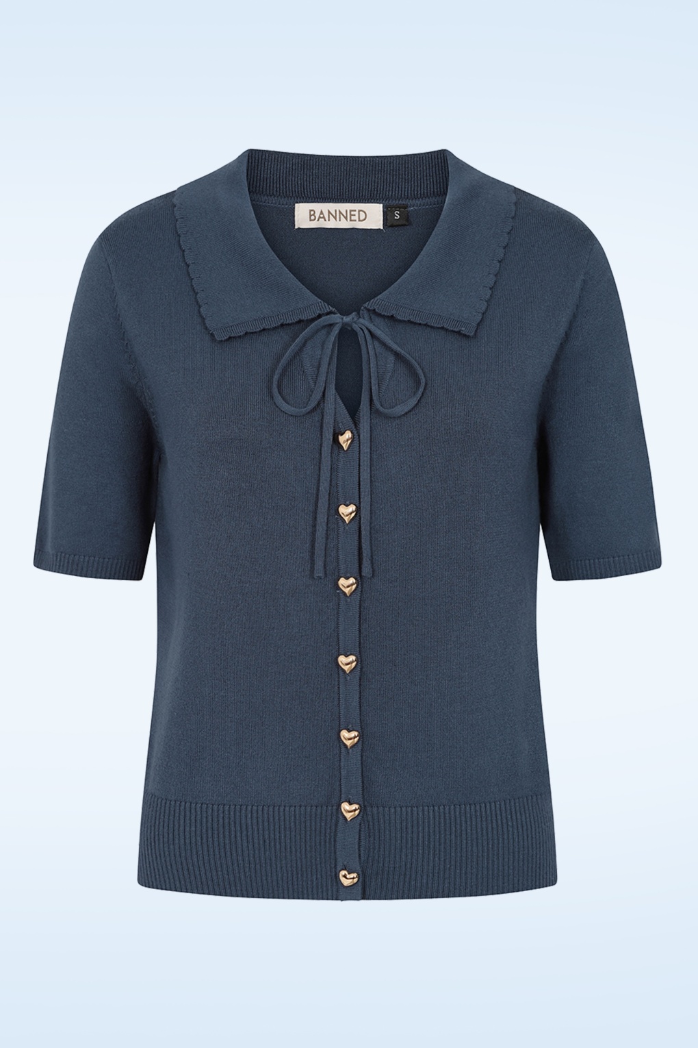 271801-Banned-52463-Cardigan-Hearts-Bow-Navy-15072024-001LW-full