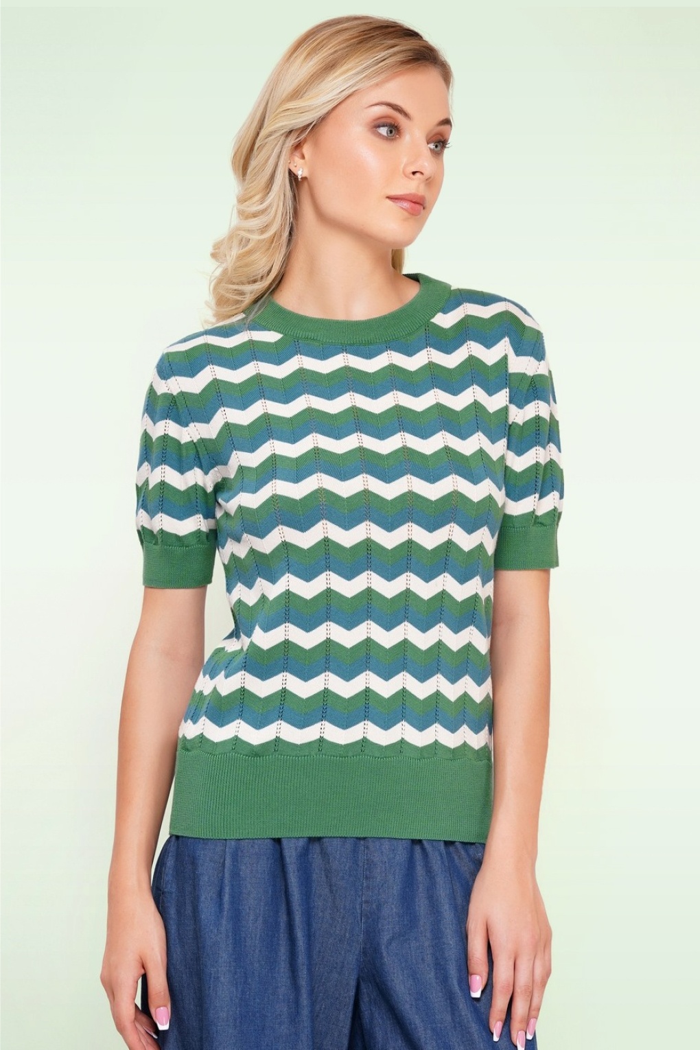 284731-Circus-55399-Knit-Top-Green-Cream-260128-020LW-full