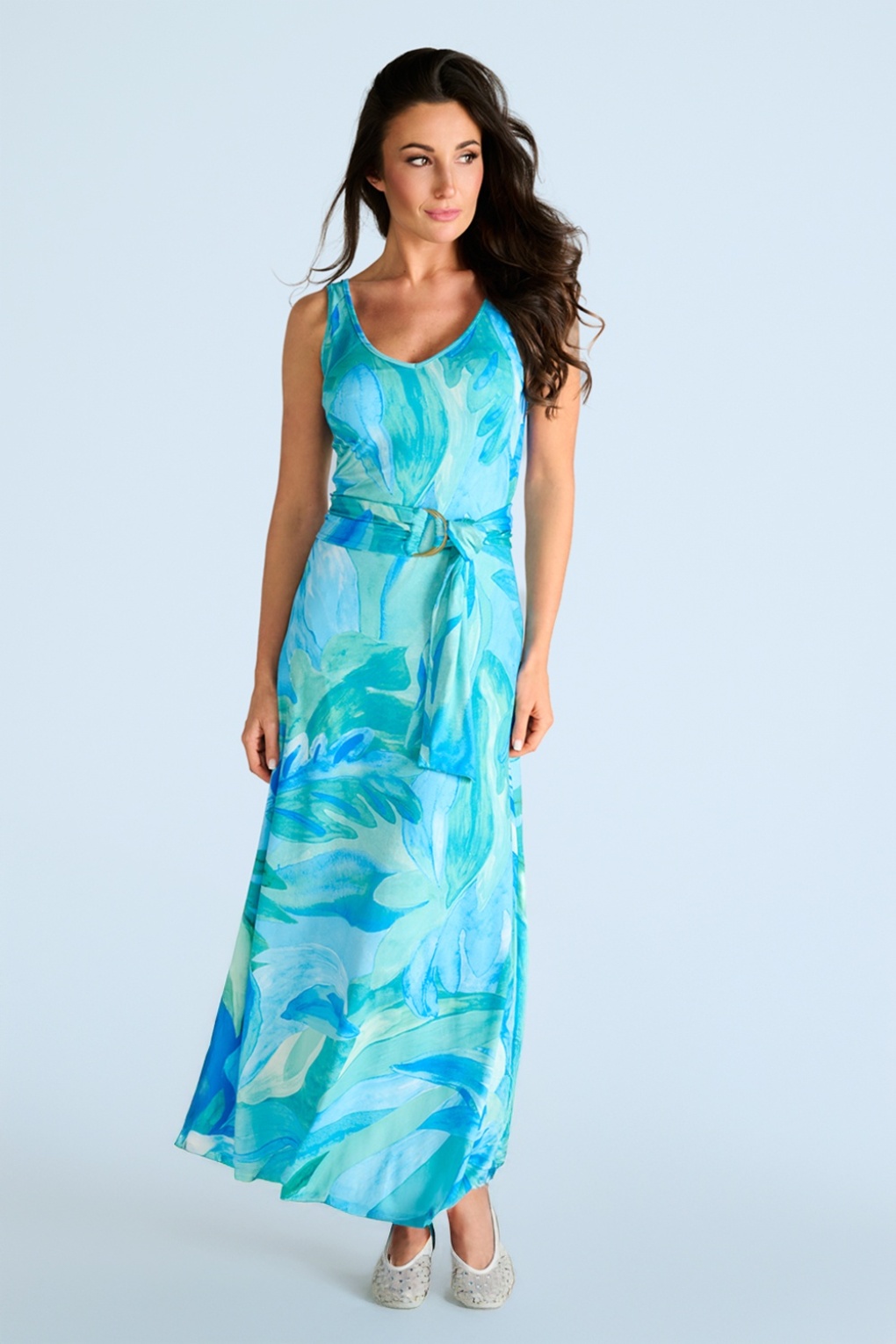 284799-K-Design-55365-Dress-Maxi-Blue-Palm-260128-002MW-full