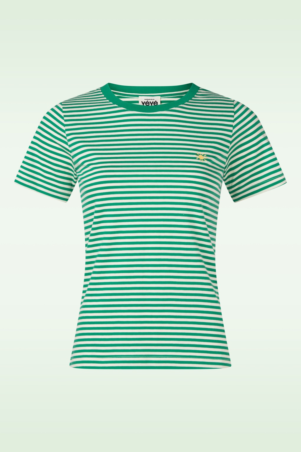 285119-Mademoiselle-Yeye-55407-T-Shirt-Stripe-Green-260209-001W-full