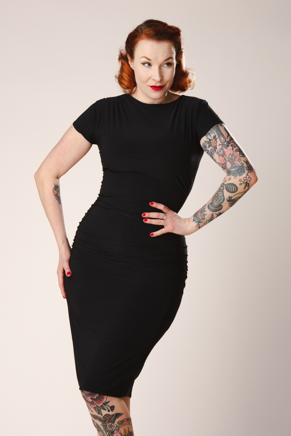 289193-Vintage-Chic-50784-Dress-Black-Pencil-260120-001MW-full