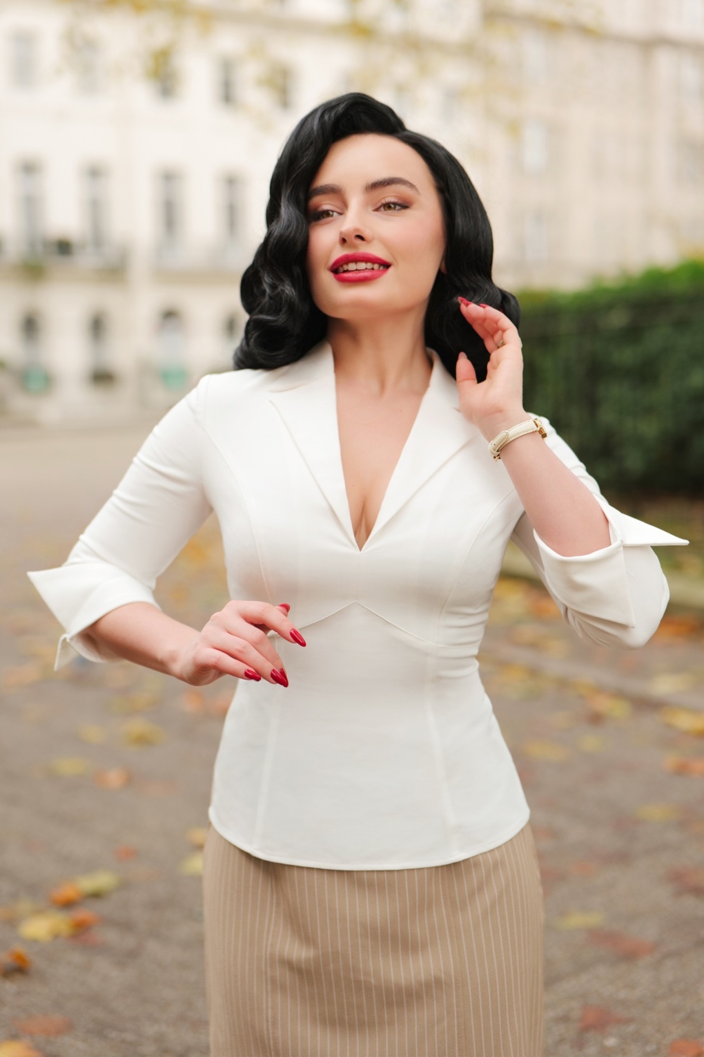 289370-Glamour-Bunny-Business-38645-Blouse-White-Dianne-20260120-001MW-full