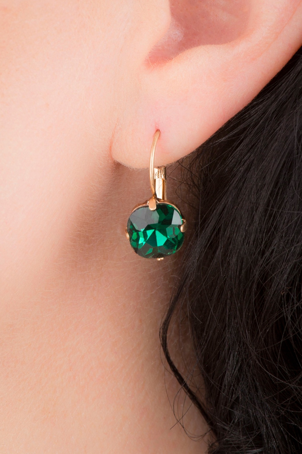 252234-Lovely-31366-Cushion-Stone-Earring-Emerald-041M-1-full