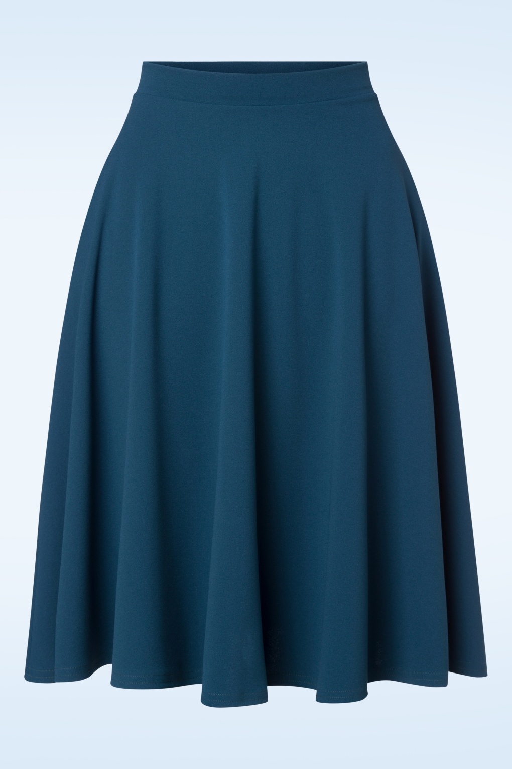256064-Vintage-Chic-36324-Sheila-Swing-Skirt-Petrol-Blue-20200908-001W-full
