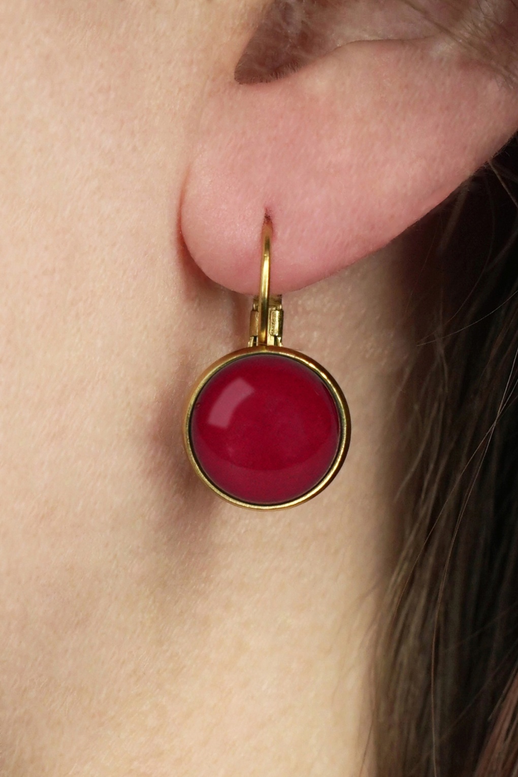 286570-Urban-Hippies-56412-Earrings-Dots-Cherry-Red-03032026-001-full