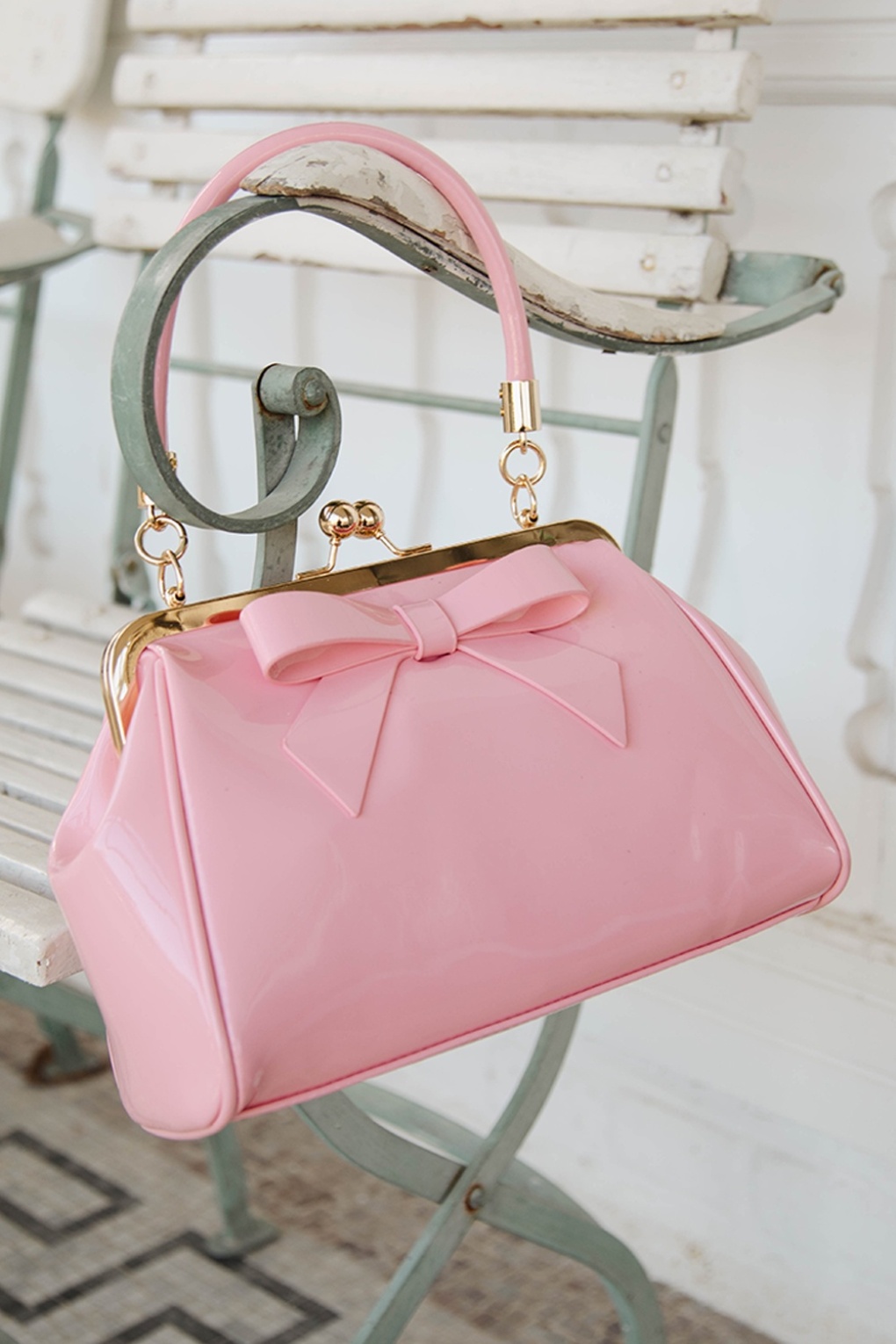 289036-Banned-54941-Handbag-Pink-Lacquer-Bow-230703-010M-full