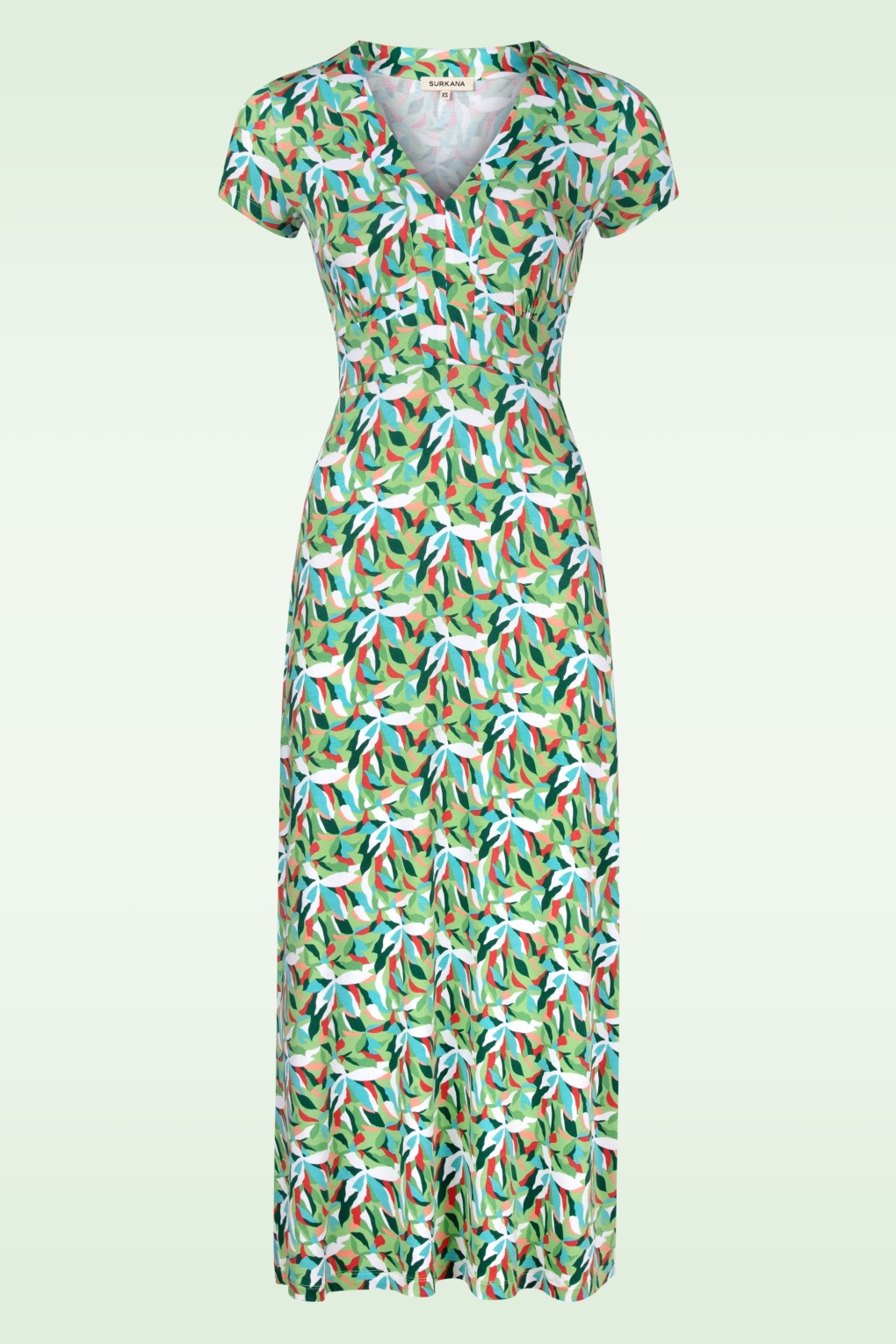 273322-Surkana-52363-Dress-Maxi-Green-Nature-Print-250311-001W-full