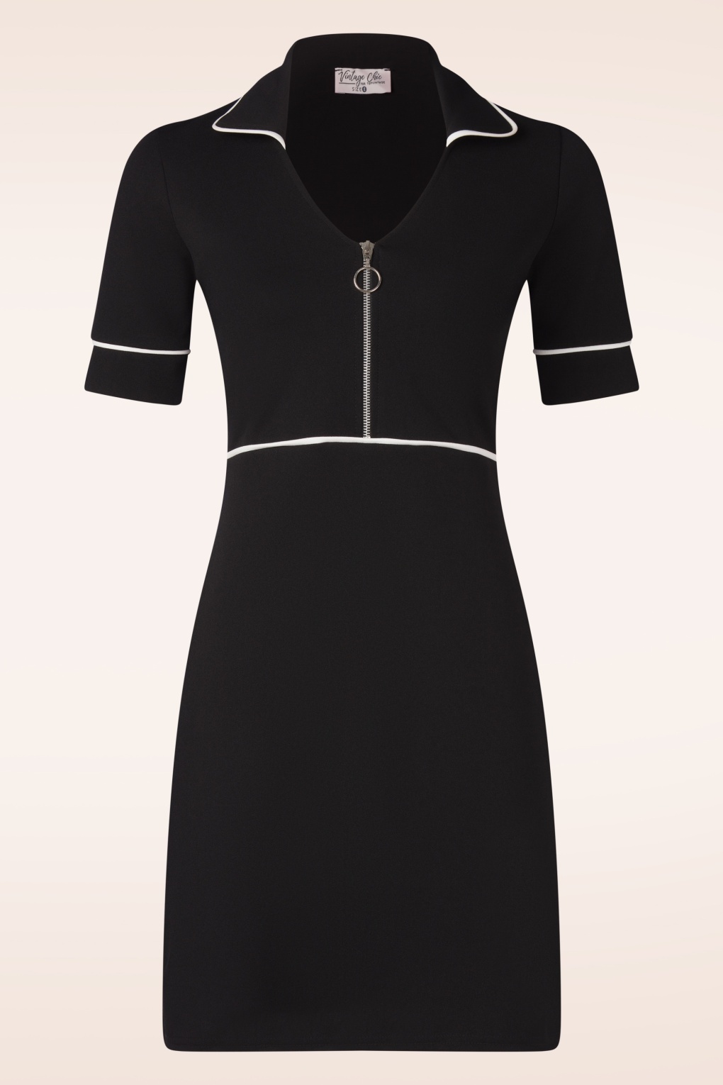 285865-Vintage-Chic-55786-Dress-Black-Zip-260224-002W-full